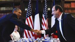 Barack Obama et François Hollande : 