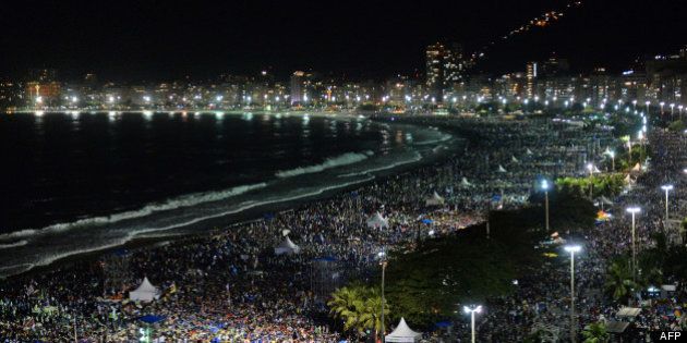 PHOTOS. JMJ : deux millions de personnes sur la plage de Copacabana avec le