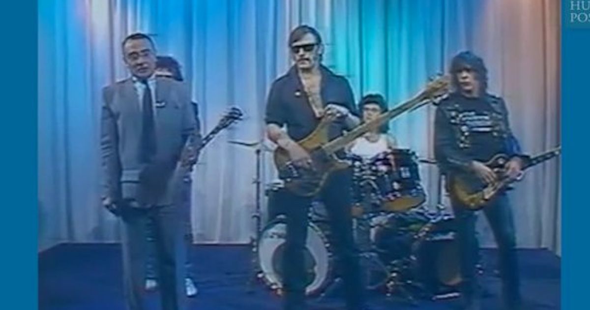 VIDÉO. Quand Lemmy Kilmister et Motörhead étaient invités de Mourousi sur  TF1 | Le HuffPost