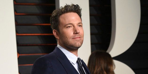 Ben Affleck arrives at the Vanity Fair Oscar Party on Sunday, Feb. 28, 2016, in Beverly Hills, Calif....