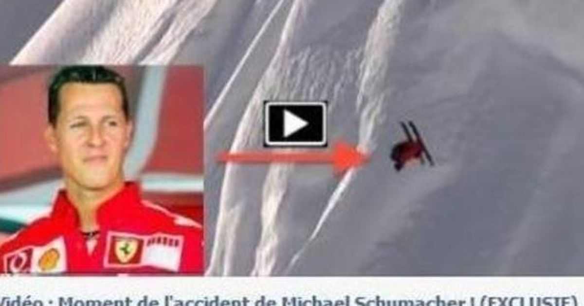 Une vidéo "exclusive" de l'accident de Schumacher dissimule en fait un