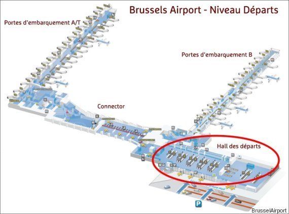 L'aéroport international de Bruxelles à Zaventem, le plus grand de