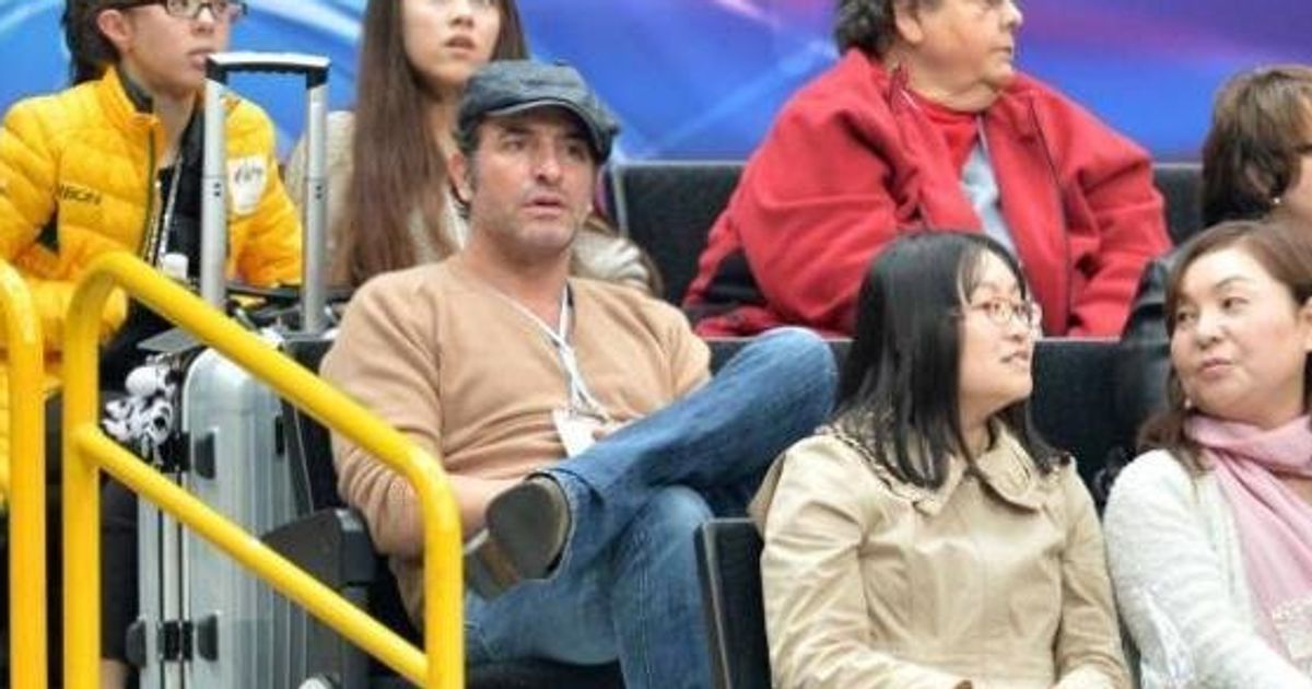 Nathalie Péchalat soutenue par Jean Dujardin aux Mondiaux de patinage artistique | Le HuffPost