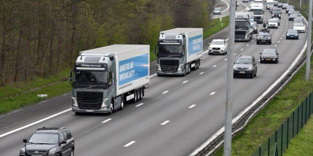 Des camions autonomes viennent de traverser l'Europe pour la première