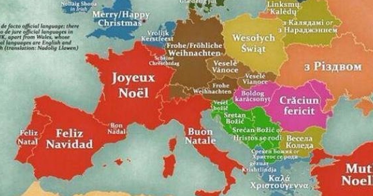 Joyeux Noel Comment Le Souhaite T On Dans Toutes Les Langues Europeennes Le Huffpost