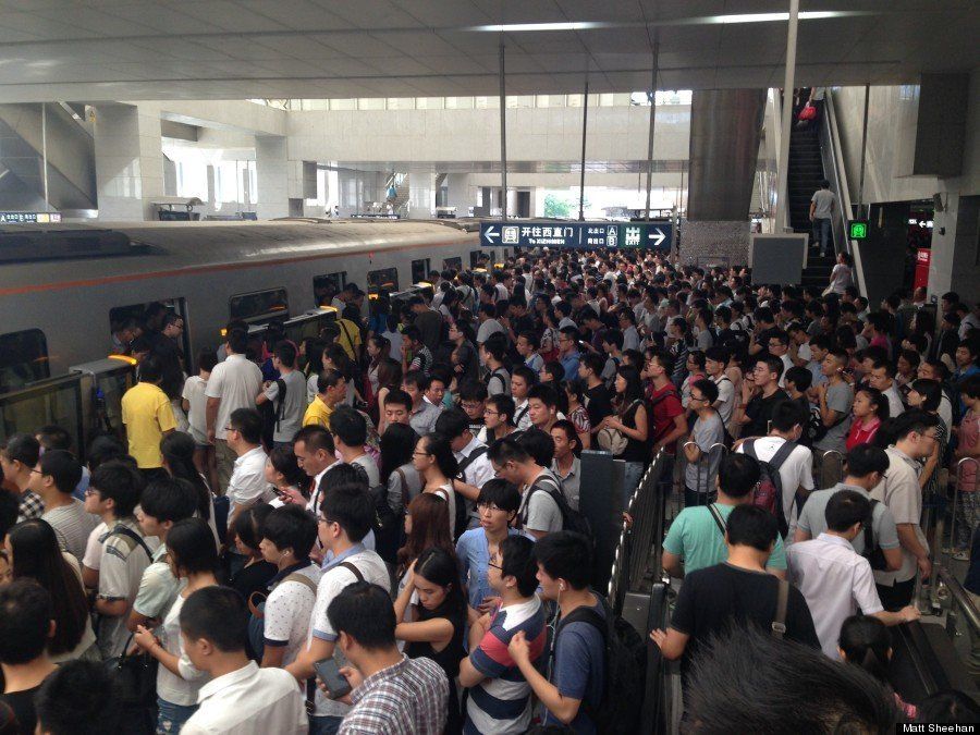PHOTO. L'évolution du métro de Pékin depuis 2001 résumée en un