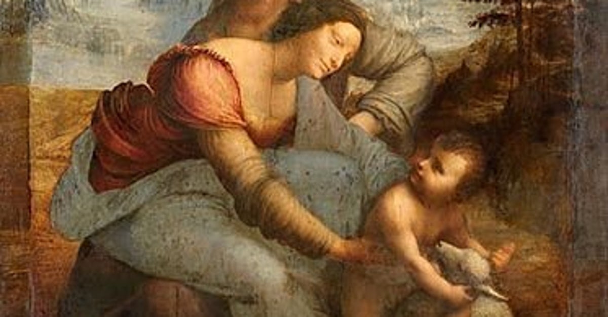 La Sainte Anne De Léonard De Vinci La Sainte-Anne de Léonard de Vinci retrouve bonne mine | Le HuffPost