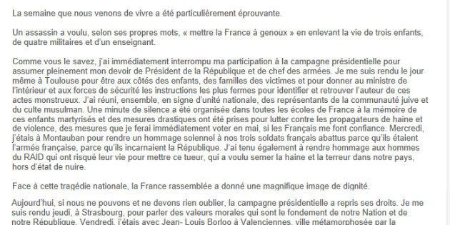 Président ou candidat, quel Sarkozy parle aux Français de