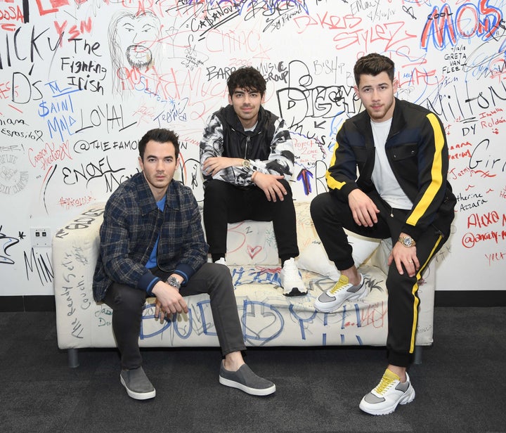 Jonas Brothers are out with a new single called "Sucker." 