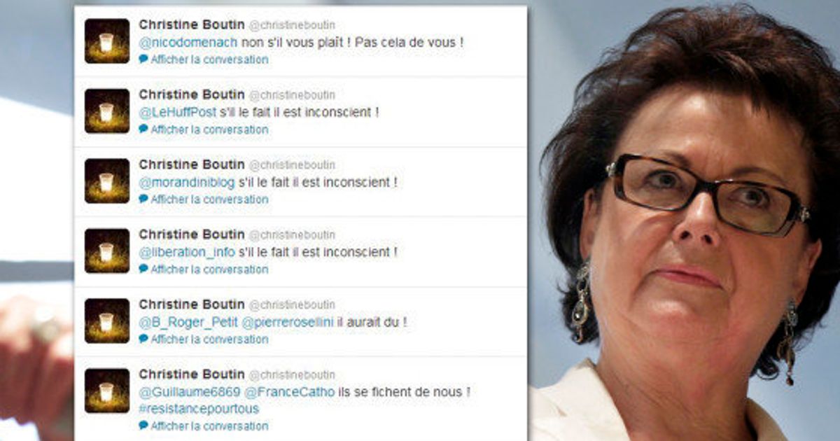 Christine Boutin Réagit à La Validation Du Mariage Gay Par Le Conseil