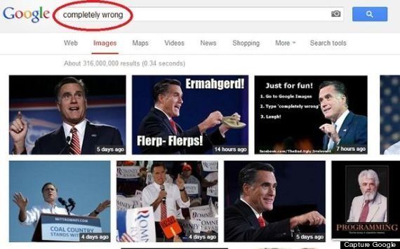 Mitt Romney victime d'un Google Bombing avec la recherche 