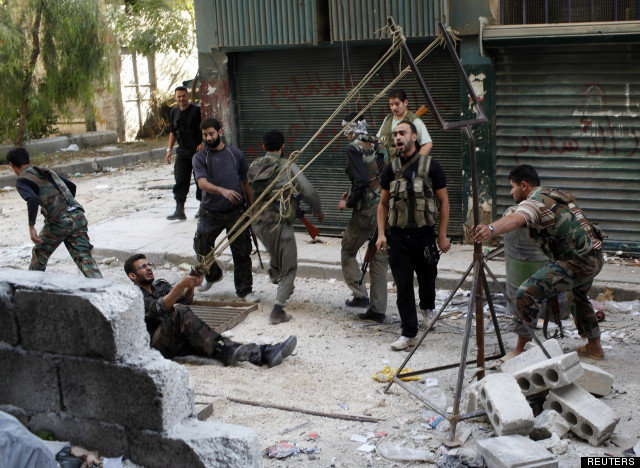 PHOTOS. Syrie: Les Armes Artisanales Des Rebelles Face à L'armée De ...