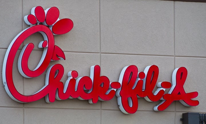 A Chick-fil-A restaurant is seen in Chantilly, Virginia on January 2, 2015.