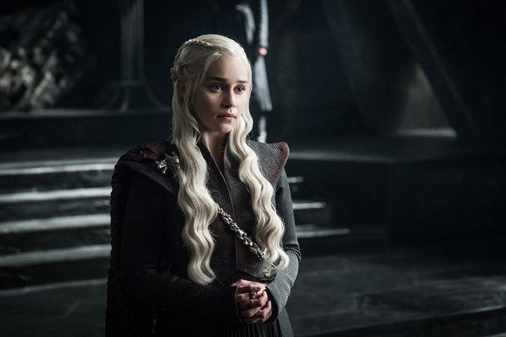 Emilia Clarke as Daenerys Targaryen in "Games of Thrones." 