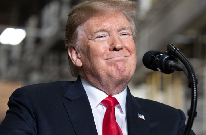 Addressing workers at a manufacturing facility in Lima, Ohio, March 20, and President Donald Trump blamed shu