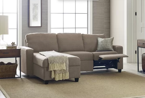 Small space deals sofa with storage