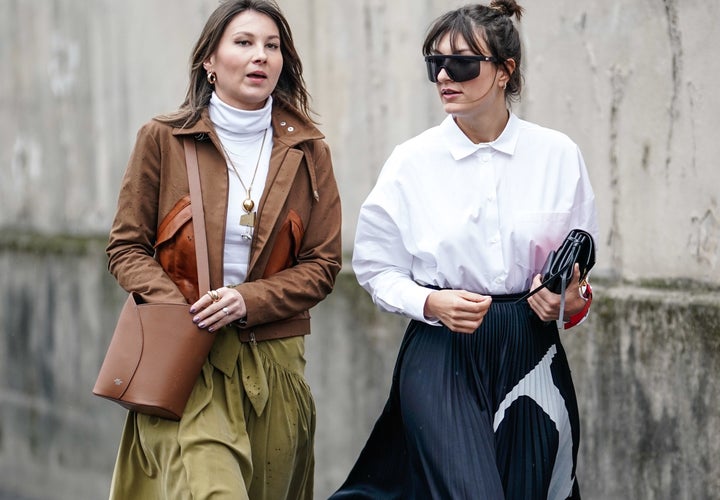 8 Stylish Tops To Wear With Midi Skirts All Year Long Huffpost Life