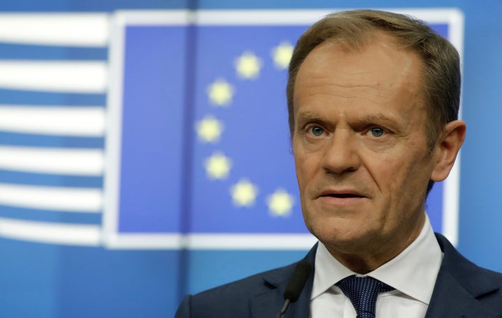 Donald Tusk said 'all options would remain open' to Britain 