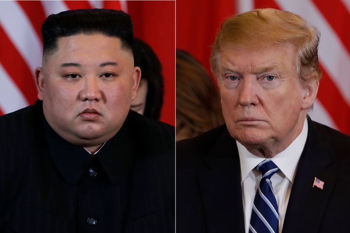 The measures were announced three weeks after a meeting between President Donald Trump, right, and North Korean leader Kim Jong Un broke down over conflicting demands by North Korea for relief from sanctions and from the U.S. side for Pyongyang to give up its nuclear weapons.