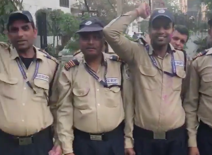 Screenshot from the 30-second video posted by Kuljeet Singh Chahal.