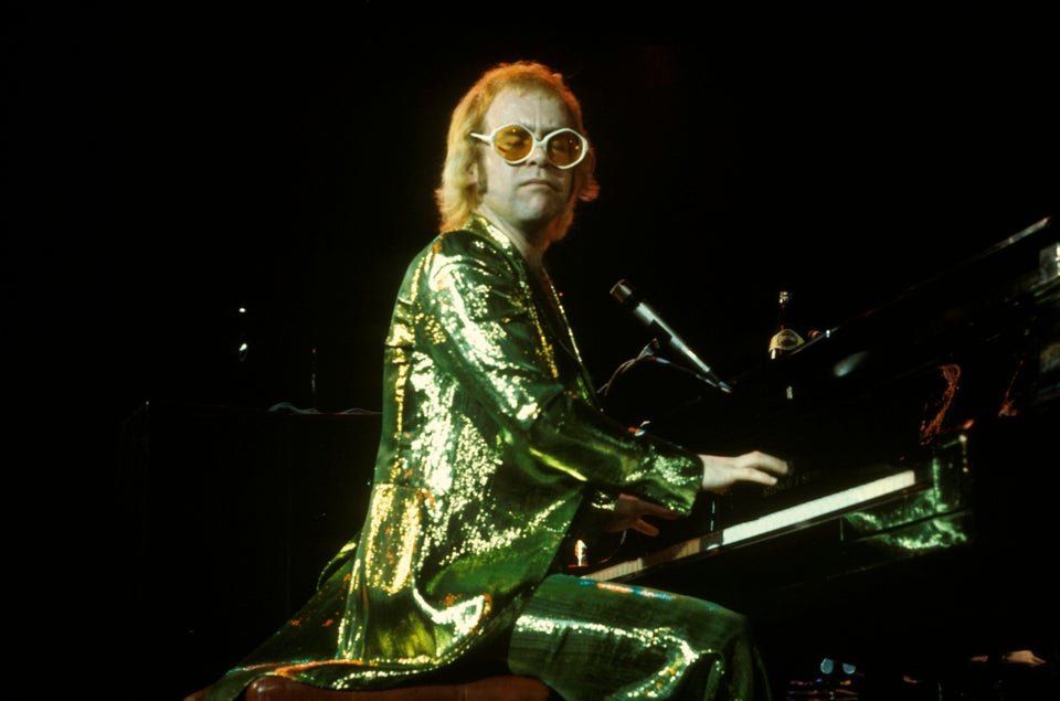 Dodger Stadium 1975  Elton john costume, Elton john, Captain