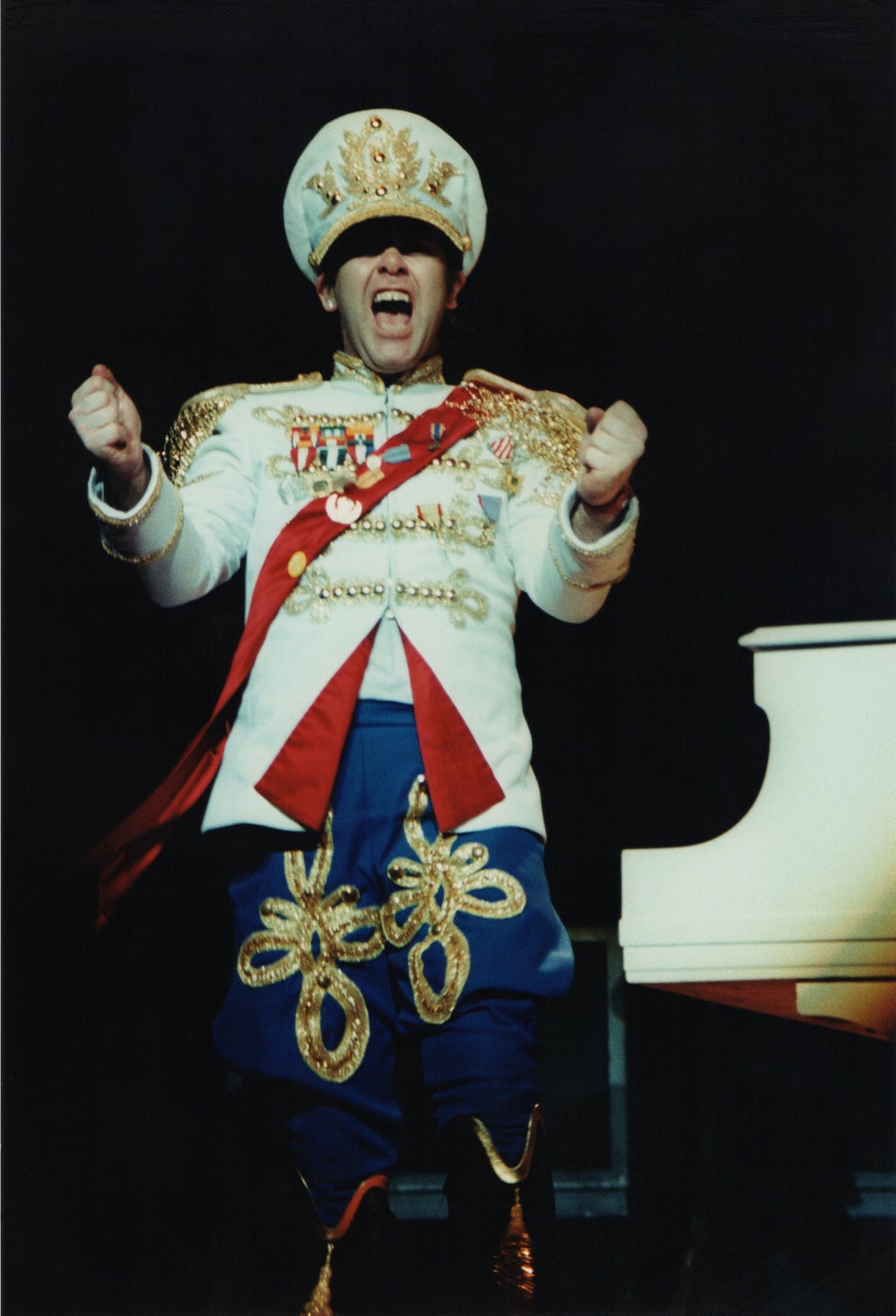 Elton Johns Most Gloriously Over The Top Costumes Through The Years