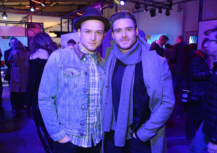 Taron Egerton and Richard Madden play Elton John and his manager John Reid