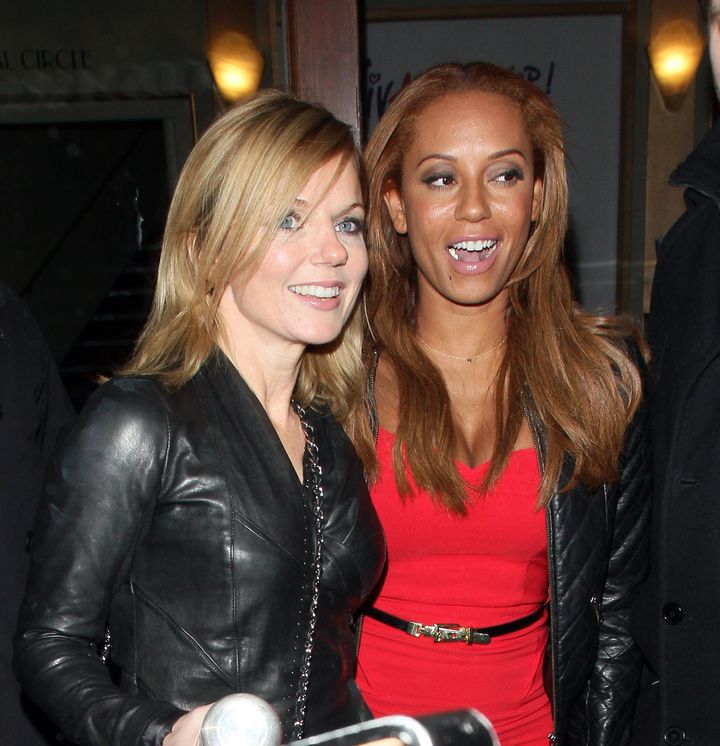 Geri Horner and Mel B, pictured in 2013