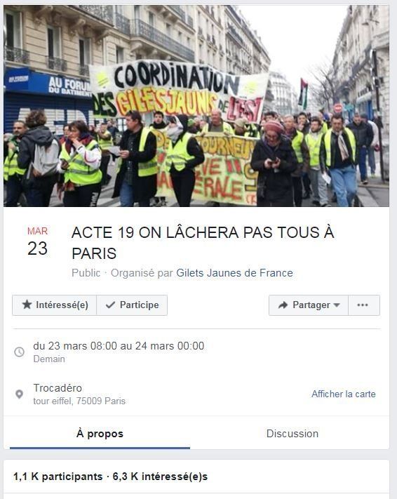 Acte 19 Ce Que Prévoient Les Gilets Jaunes Samedi 23 Mars