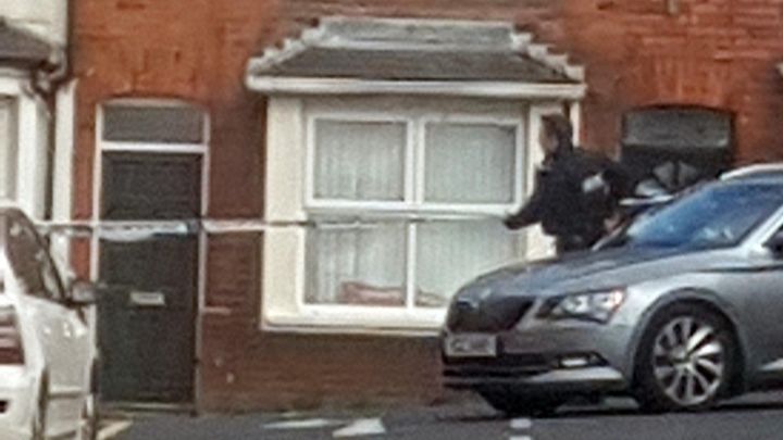 Police cordoned off an area on Dunluce Avenue, near Belfast City Hospital in the hours after the body was found