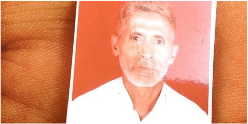 A passport size photo of Mohammad Akhlaq who was beaten to death by cow vigilantes on 28th September, 2015. 
