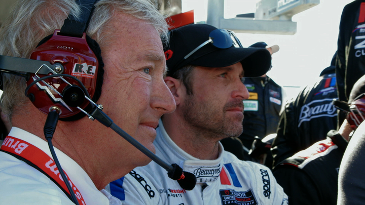 Dempsey (right), a race car driver and enthusiast in his free time, told HuffPost he views Haywood as a personal mentor. 