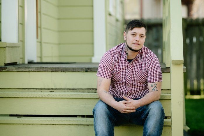 Oliver Knight, 29, was already hooked up to an IV when his hysterectomy was cancelled.