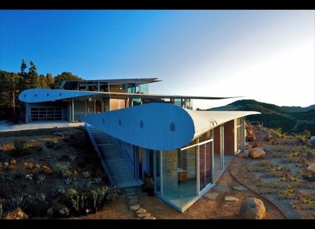 747 Wing House, Designed by David Hertz Architects