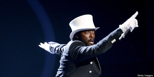 HOLLYWOOD, CA - MAY 1: Singer will.i.am performs onstage at FOX's 'American Idol' Season 12 Top 4 to 3 Live Elimination Show
