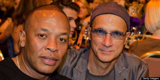 NEW YORK, NY - OCTOBER 16: Dr Dre and Jimmy Iovine attend The Little Kids Rock's 10th Anniversary Celebration at Manhattan Center Grand Ballroom on October 16, 2012 in New York City. (Photo by Mike Pont/Getty Images)
