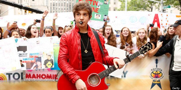 TODAY -- Pictured: Austin Mahone appears on NBC News' 'Today' show -- (Photo by: Peter Kramer/NBC/NBC NewsWire via Getty Images)