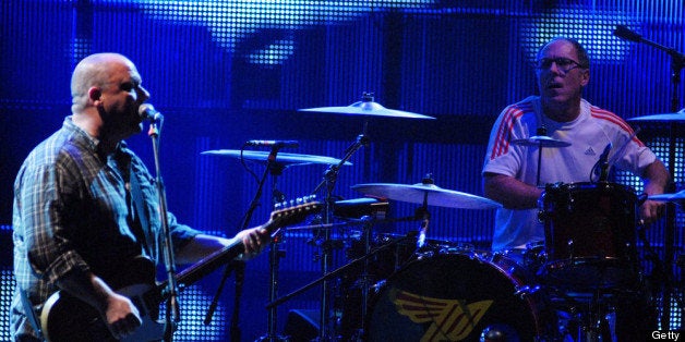 LOUISVILLE, KY - NOVEMBER 09: Frank Black and David Lovering of the Pixies performs at the Louisville Palace on November 9, 2011 in Louisville, Kentucky. (Photo by Stephen J. Cohen/Getty Images)