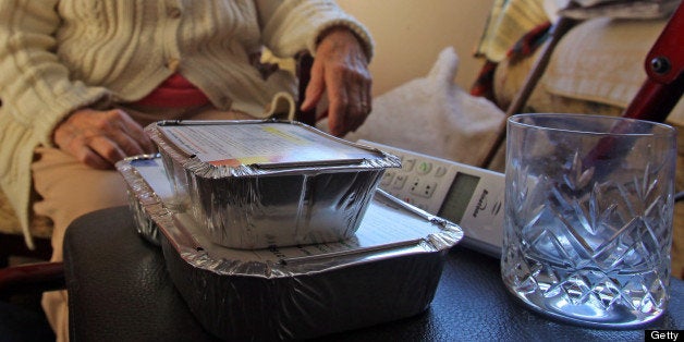 HIGH LITTLETON, UNITED KINGDOM - JANUARY 07: Sue Gardiner manages to deliver meals-on-wheels to elderly residents of High Littleton on January 7, 2010 in Somerset, England. Because of the extreme weather, the hot meal service has had to rely on council employees with 4x4 vehicles to help with deliveries to elderly people in rural areas. However, many other social service operators are struggling to provide normal care levels in the current weather conditions. Extreme weather warnings have been issued across England as heavy snowfall and freezing temperatures have caused further disruption on roads and led to the closure of hundreds of schools and airports. According to the Met Office the latest Arctic cold snap has made this Britain?s coldest winter for 30 years. (Photo by Matt Cardy/Getty Images)