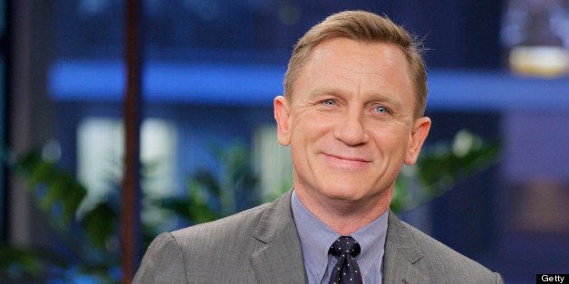 THE TONIGHT SHOW WITH JAY LENO -- Episode 4347 -- Pictured: Actor Daniel Craig during an interview on November 7, 2012 -- (Photo by: Paul Drinkwater/NBC/NBCU Photo Bank via Getty Images)