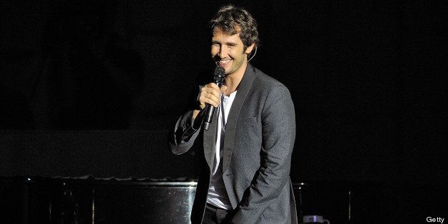 LONDON, ENGLAND - JUNE 14: Josh Groban performs at 02 Arena on June 14, 2013 in London, England. (Photo by Matt Kent/WireImage)