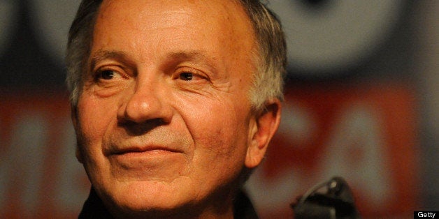 110210_Election_CFW- Gubernatorial candidate Tom Tancredo, of the American Constitution Party, offers thanks to his supporters during his concession speech at an election night gathering at the Stampede Mesquite Grill & Dance Emporium in Aurora, CO. (Craig F. Walker/ The Denver Post) (Wife is Jackie) (Photo By Craig F. Walker/The Denver Post via Getty Images)