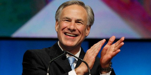Texas Attorney General Greg Abbott applauds the delegates during the opening session of the Texas state Republican convention at the FWCC on Thursday June 7, 2012 in Fort Worth, Texas. (Ron T. Ennis/Fort Worth Star-Telegram/MCT via Getty Images)