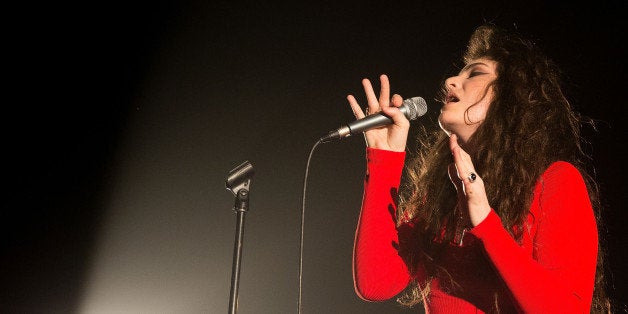 SYDNEY, AUSTRALIA - OCTOBER 18: Lorde performs live for fans at The Metro Theatre on October 18, 2013 in Sydney, Australia. (Photo by Mark Metcalfe/Getty Images)