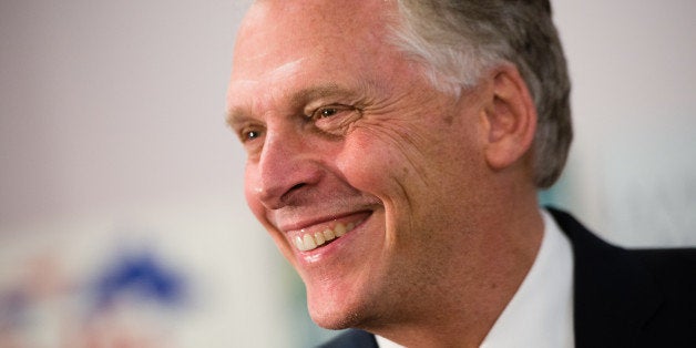 ANNANDALE, VA - OCTOBER 6: Democratic Candidate for VA Governor, Terry McAuliffe is pictured at the event. Republican Candi