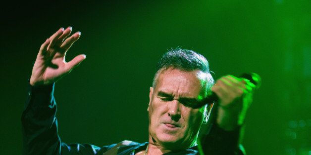 SEATTLE, WA - MARCH 06: Morrissey performs at The Moore Theater on March 6, 2013 in Seattle, Washington. (Photo by Mat Hayward/FilmMagic)