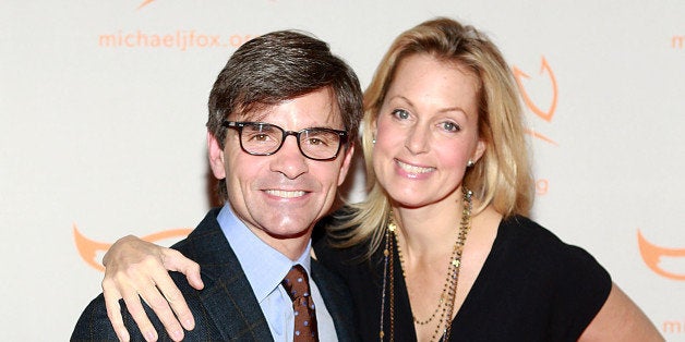 NEW YORK, NY - NOVEMBER 09: George Stephanopoulos and Ali Wentworth attend 2013 A Funny Thing Happened On The Way To Cure Parkinson's at The Waldorf=Astoria on November 9, 2013 in New York City. (Photo by Robin Marchant/Getty Images)