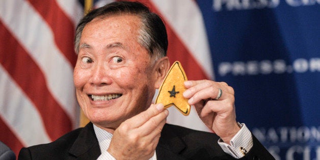 WASHINGTON, DC - OCTOBER 18: George Takei speaks during a luncheon at The National Press Club on October 18, 2013 in Washington, DC. (Photo by Kris Connor/Getty Images)