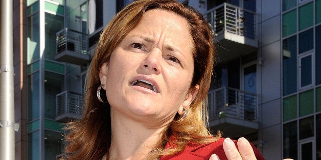 NEW YORK, NY - OCTOBER 18: NY Council Member Melissa Mark-Viverito attends the Rafael Tufino street naming ceremony on Octob