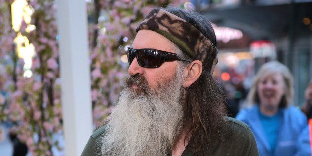 GOOD MORNING AMERICA - Phil Robertson of 'Duck Dynasty' is a guest on 'Good Morning America,' 5/7/13, airing on the ABC Television Network. (Photo by Fred Lee/ABC via Getty Images) PHIL ROBERTSON